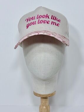 🌸 “You Look Like You Love Me” Floral Baseball Cap NWOT